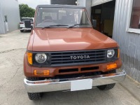 ランドクルーザープラド70のユーザー車検代行とマフラー干渉修理