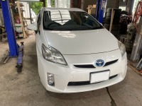プリウスのブーツ切れスタビリンクを交換してユーザー車検代行完了