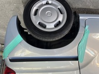 N-BOXのリヤフェンダーに浮き出てきたサビを今回は簡易的に修理