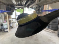 リフトアップ車エクストレイルの持ち込みフロントメンバーブッシュ交換