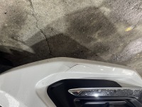 レクサスLX装着モデリスタリヤスカートの割れを溶着/部分塗装修理