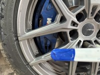 BMW420iグランクーペMスポーツのキャリパー色欠けをタッチアップ補修