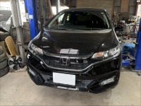 フィットのユーザー車検代行！車検点検ついでにエンジンオイル交換！