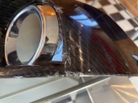 破損したBM/BR系レガシィの生産終了カーボンパーツを何とか修理