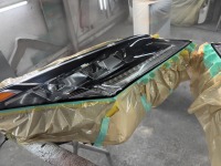 中古車業車さんからRXのヘッドライトクリアコート剥がれ修理ご依頼