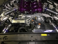 R35GTR トップシークレット アルミ製リザーブタンク 取り付け！