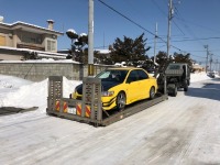 帯広まで搬送車にて引取りに行ってきました！