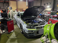 34GT-Rのセッティング バブリング仕様 631馬力!