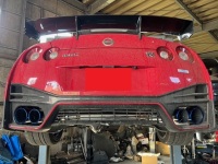 R35GT-R トラストキャタライザー＆HKSマフラー取り付け！