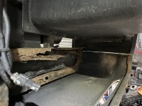トヨタカムロード　キャンピングカー　床下下地材入れ替え錆び修理❗️