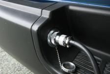 車外から車内に電気を供給できるシステム外部電源入力！